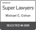 Rated by Super Lawyers, Michael C. Cohen