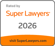 Rated by Super Lawyers 2026, visit SuperLawyers.com
